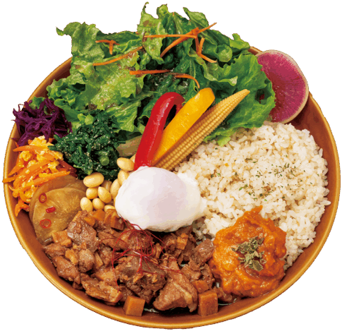 オリジナル五香粉と国産豚肉の 魯肉飯（ルーローハン）カレー 1,540円