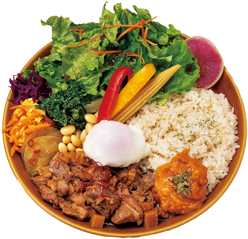 オリジナル五香粉と国産豚肉の 魯肉飯（ルーローハン）カレー 1,540円